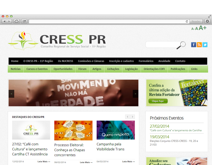 CRESS-PR  Sintática Comunicação